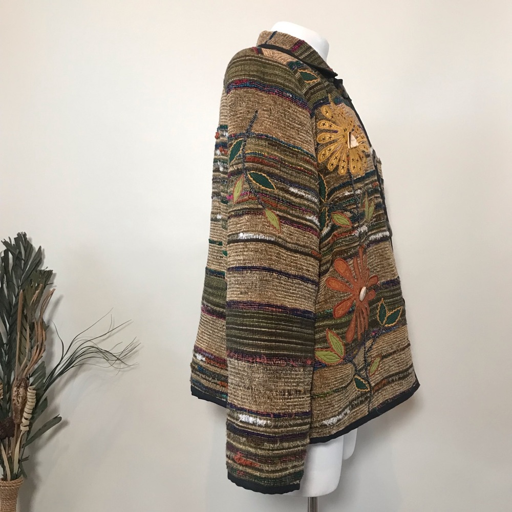 Rare Vintage Multicolor Embroidered Jacket - Picture 6 of 9